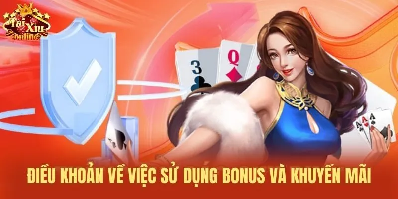 Điều khoản về việc sử dụng bonus và khuyến mãi